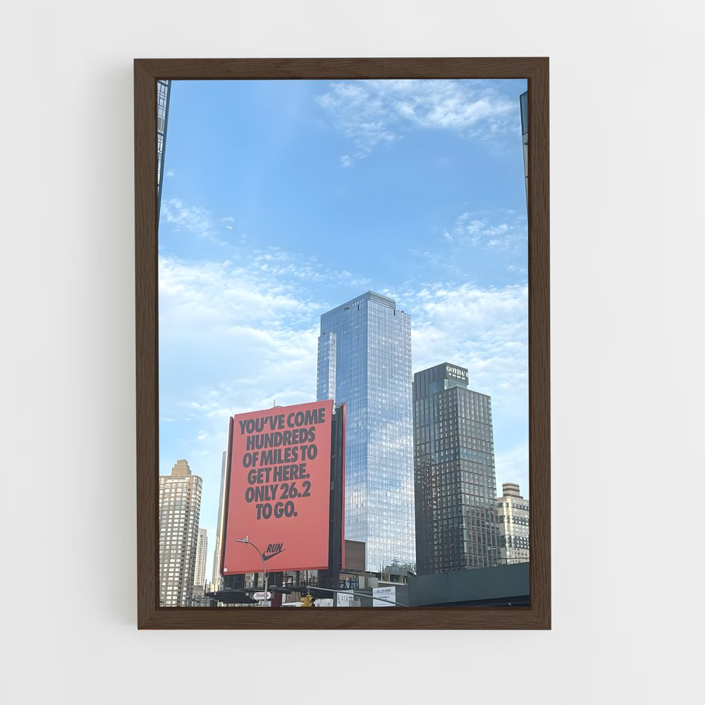 Poster Run the City – affiche Athlétisme (vue 5)
